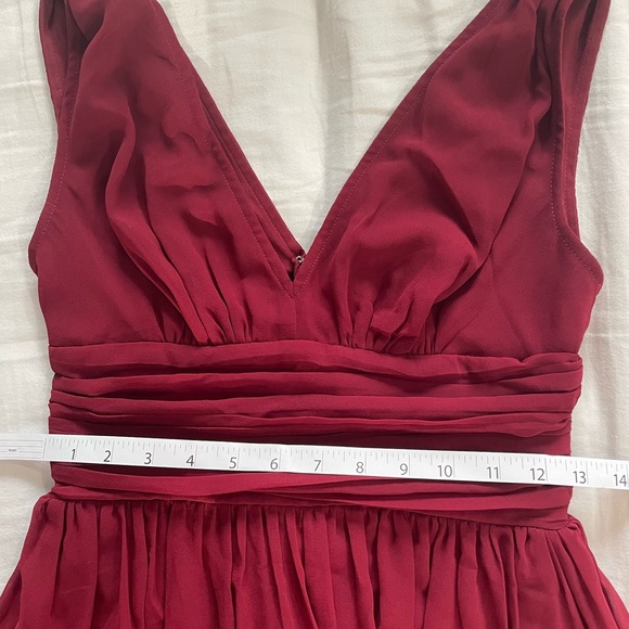 Ever Pretty Burgundy Floor Length Dress - Picture 6 of 6